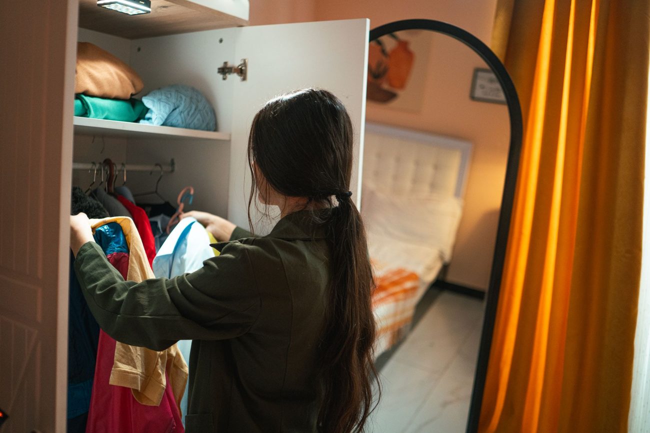 A Closet System for Two People and One Small Closet